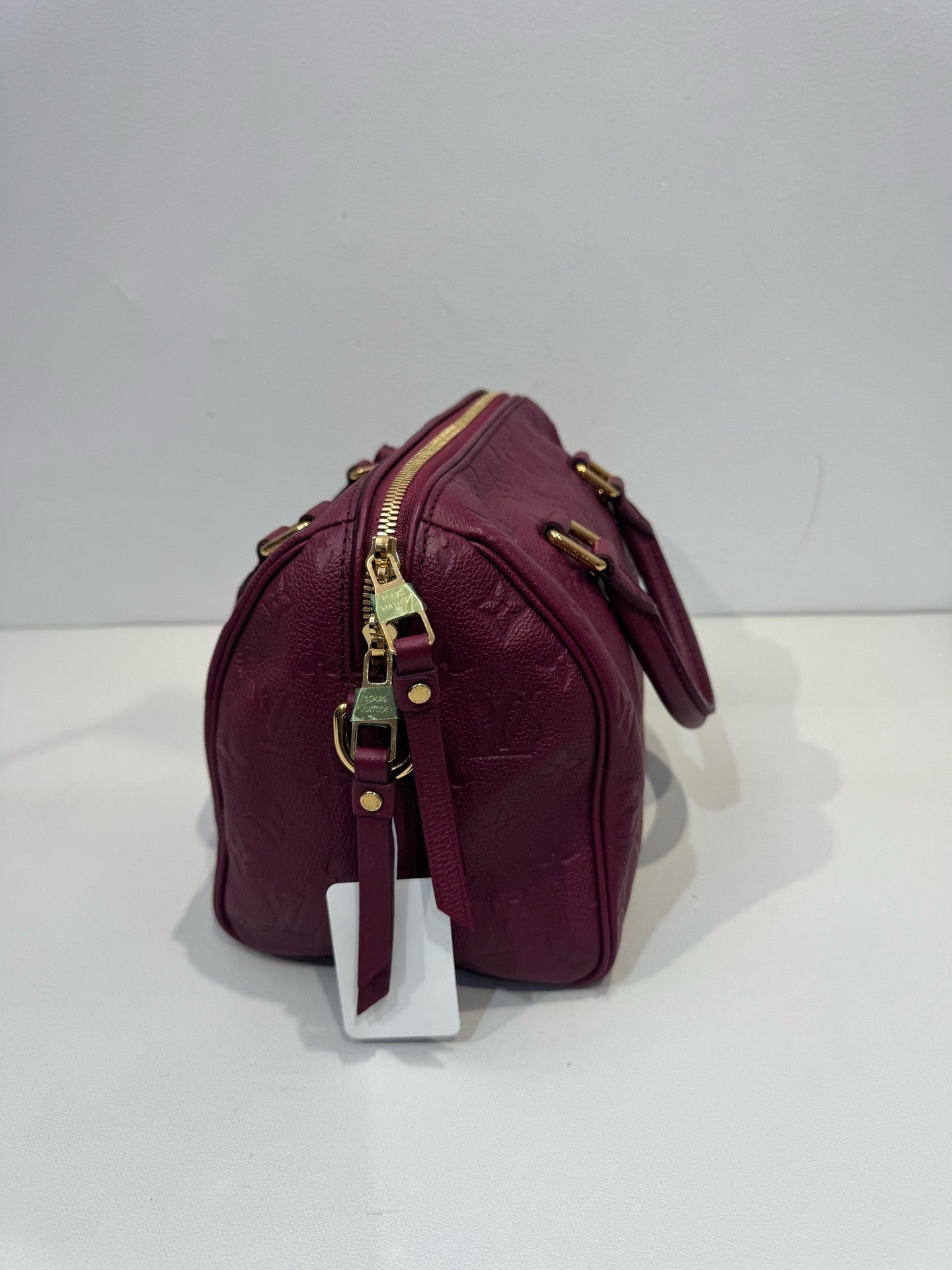 Louis Vuitton - Speedy 25 - Leather - Burgundy - (medium)