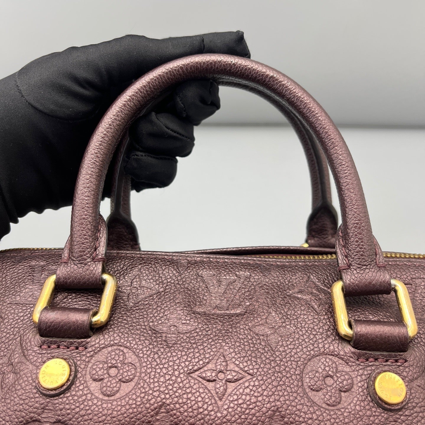 Louis Vuitton - Speedy 25 - Leather - Purple - (25)