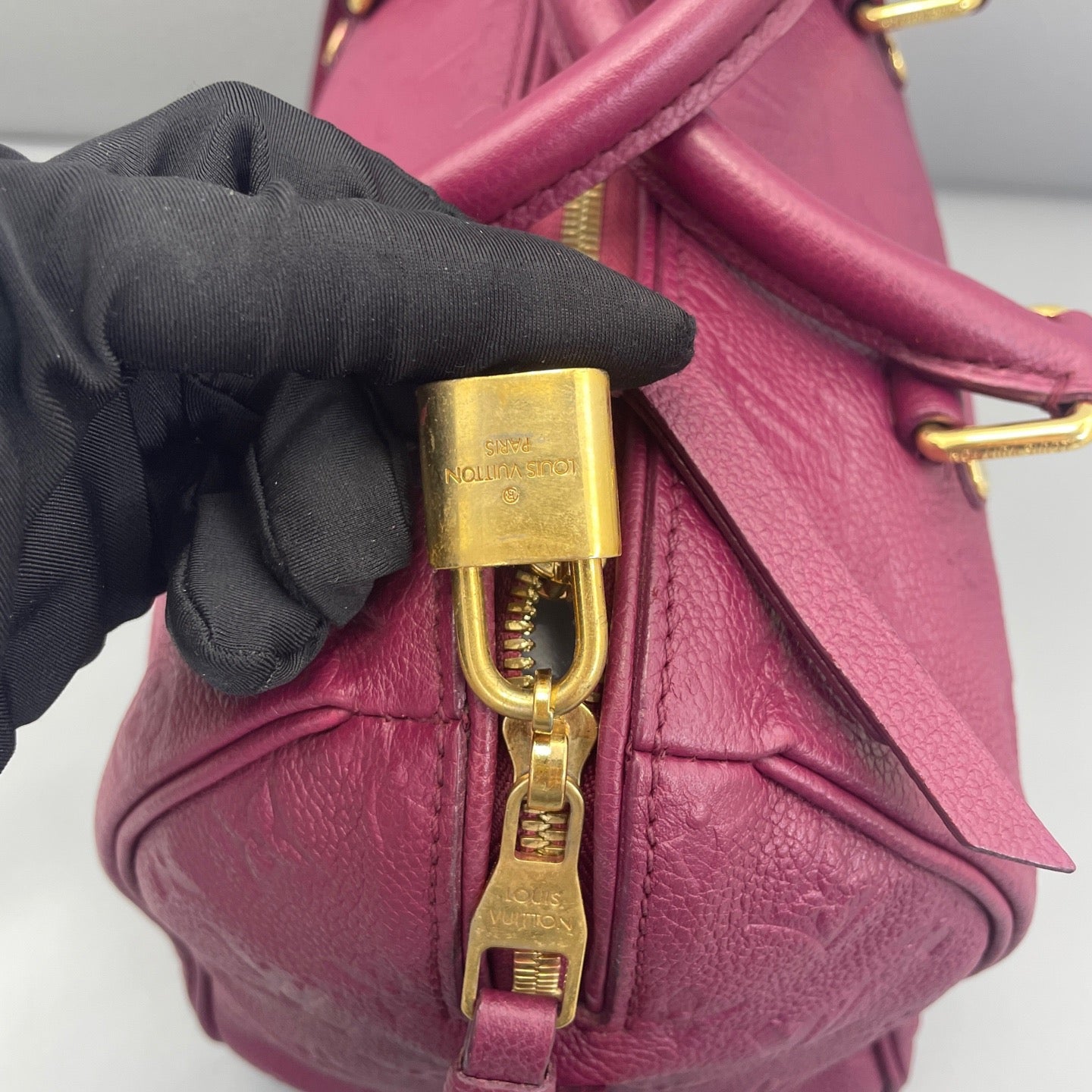 Louis Vuitton - Speedy 25 - Leather - Purple - (25)