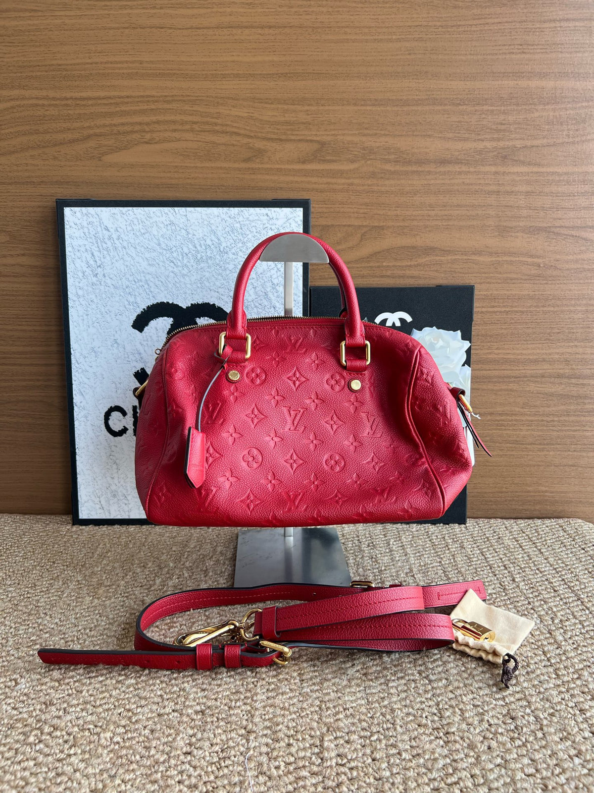 Louis Vuitton - Speedy 25 - Leather - Red - (Small)