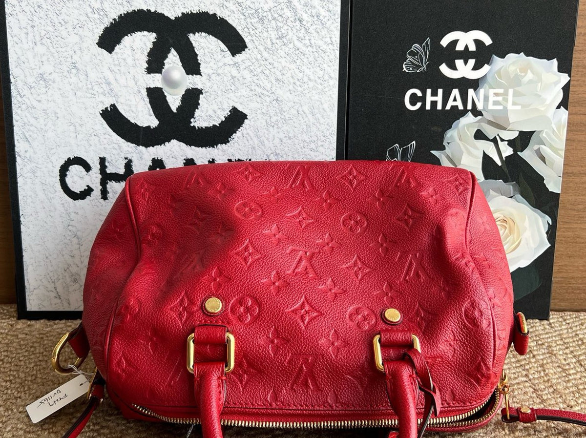 Louis Vuitton - Speedy 25 - Leather - Red - (Small)