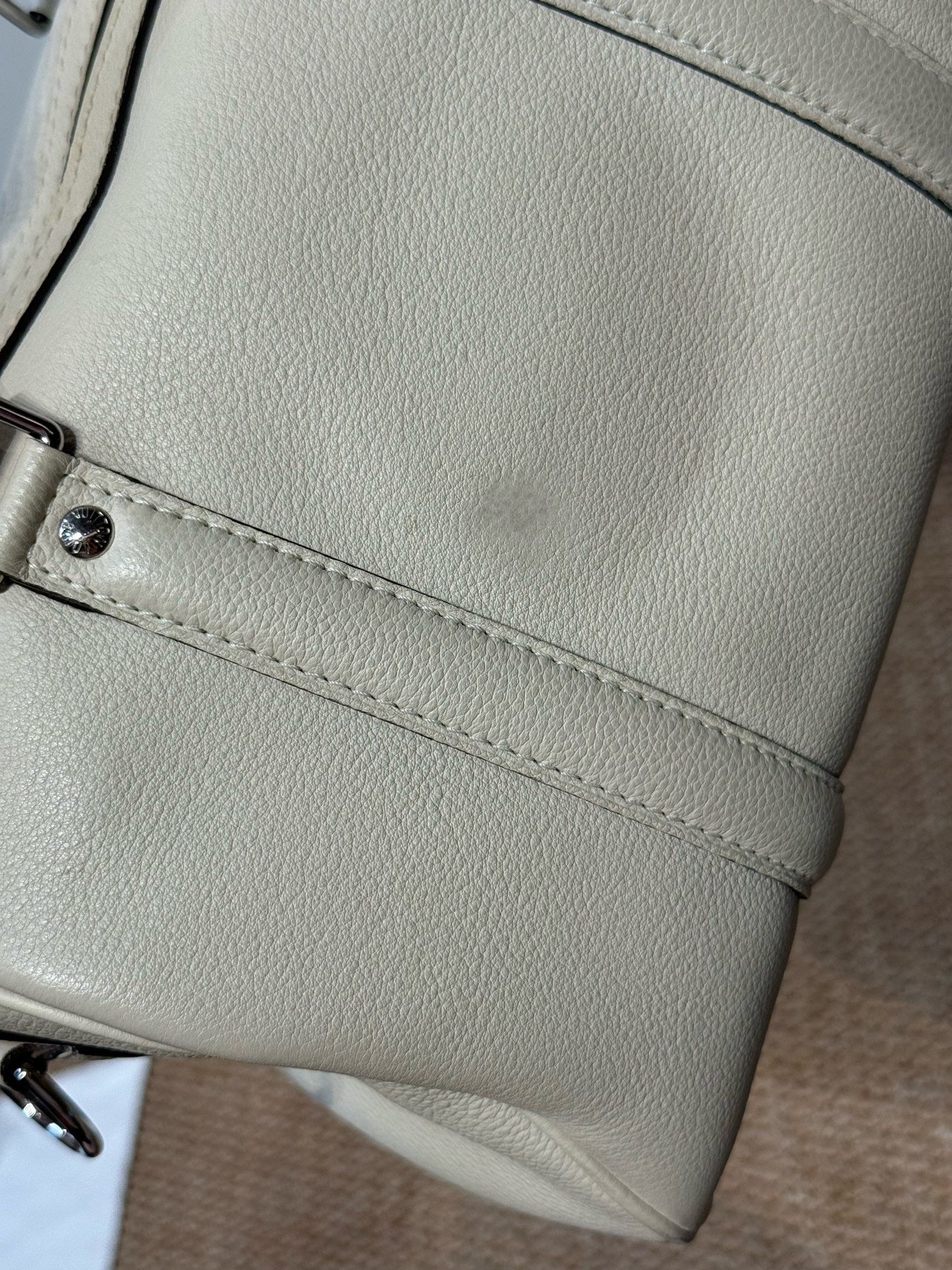 Louis Vuitton - Speedy 25 - Leather - White - (25)