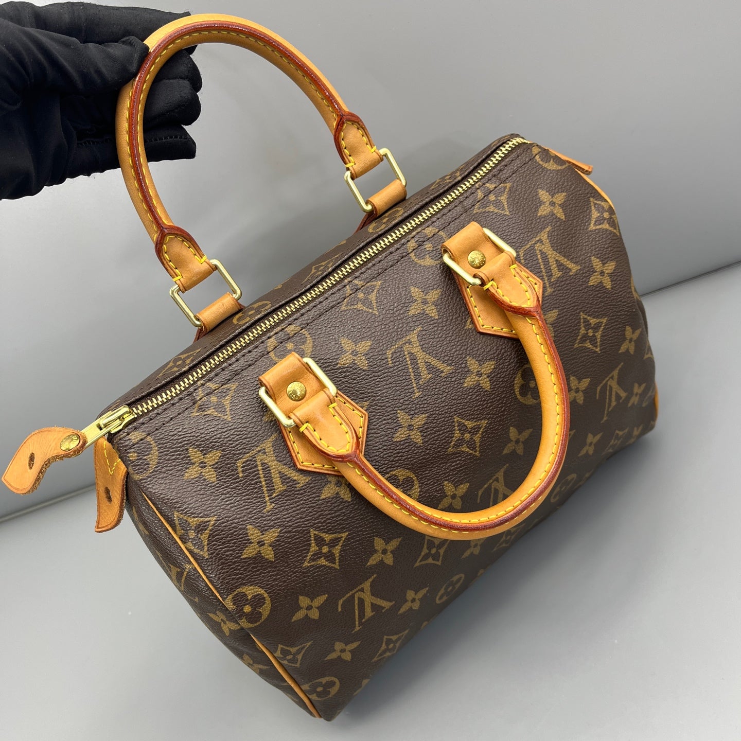 Louis Vuitton - Speedy 25 - Synthetic - Brown - (mini)