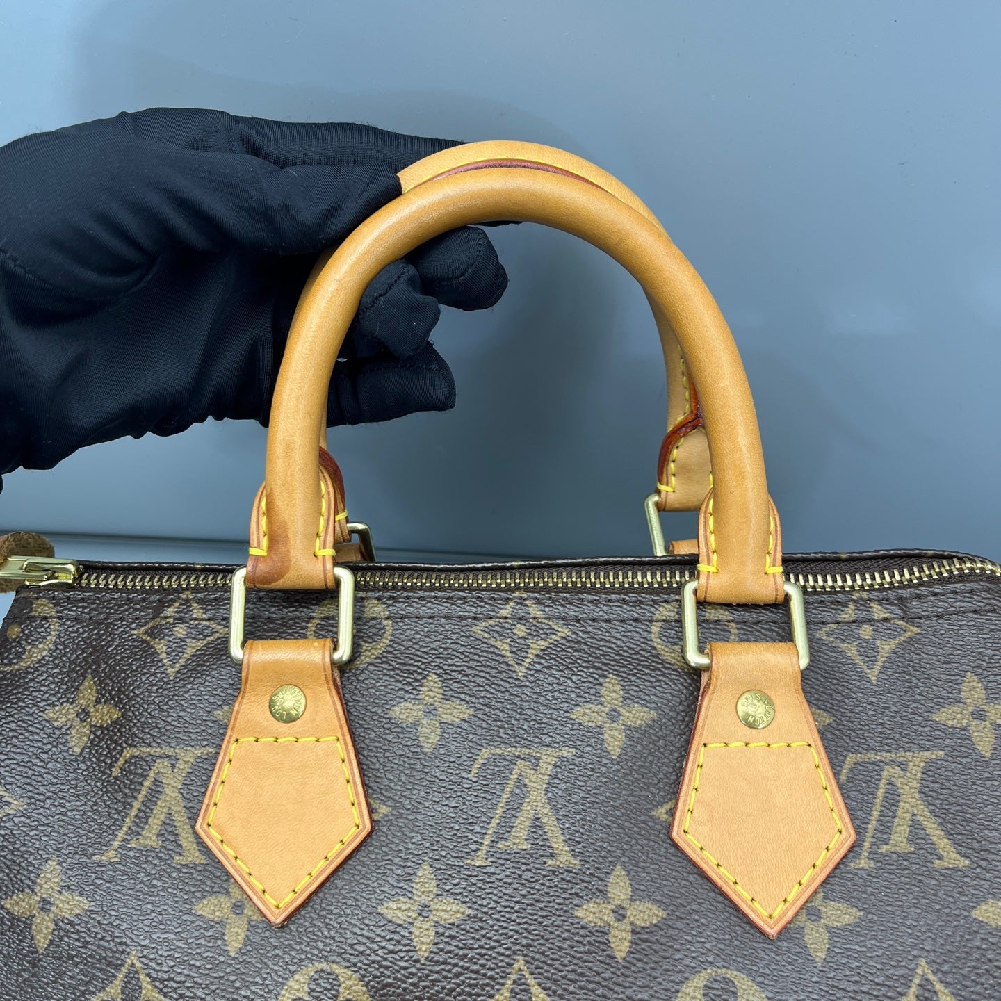 Louis Vuitton - Speedy 25 - Synthetic - Brown - (mini)