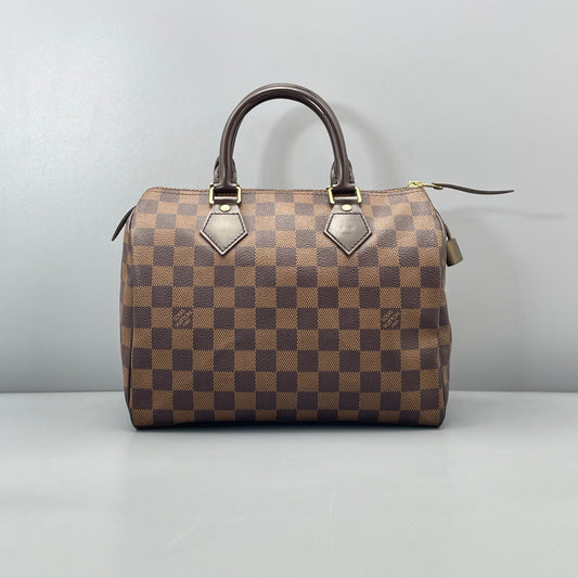 Louis Vuitton - Speedy 25 - Synthetic - Brown - (small)