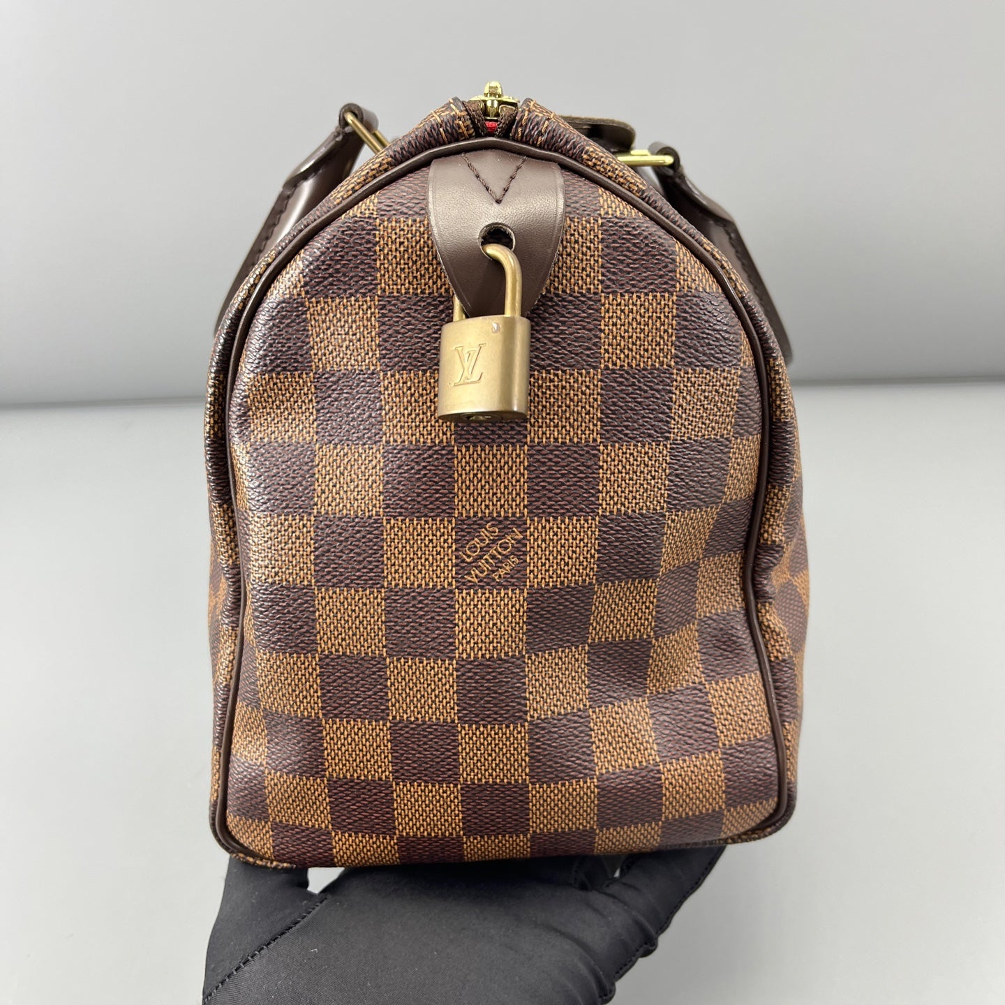 Louis Vuitton - Speedy 25 - Synthetic - Brown - (small)