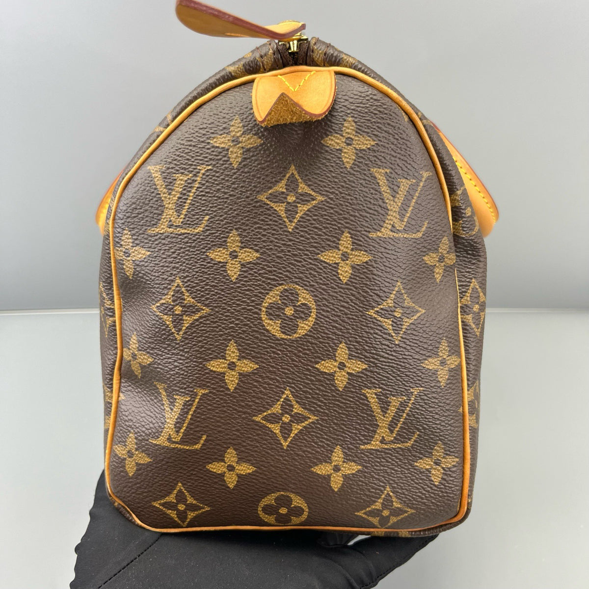 Louis Vuitton - Speedy 25 - Synthetic - Brown - (small)