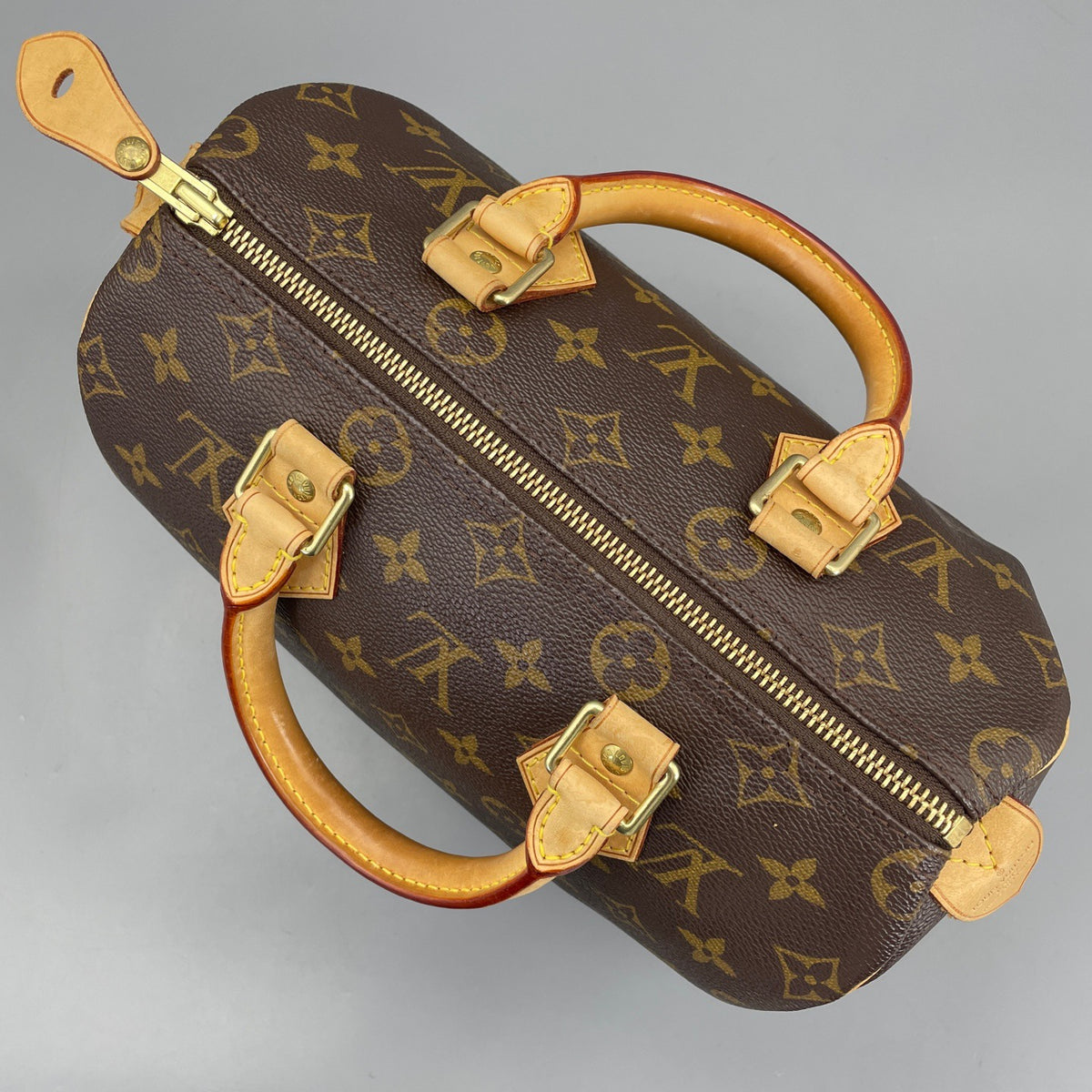 Louis Vuitton - Speedy 25 - Synthetic - Brown - (small)