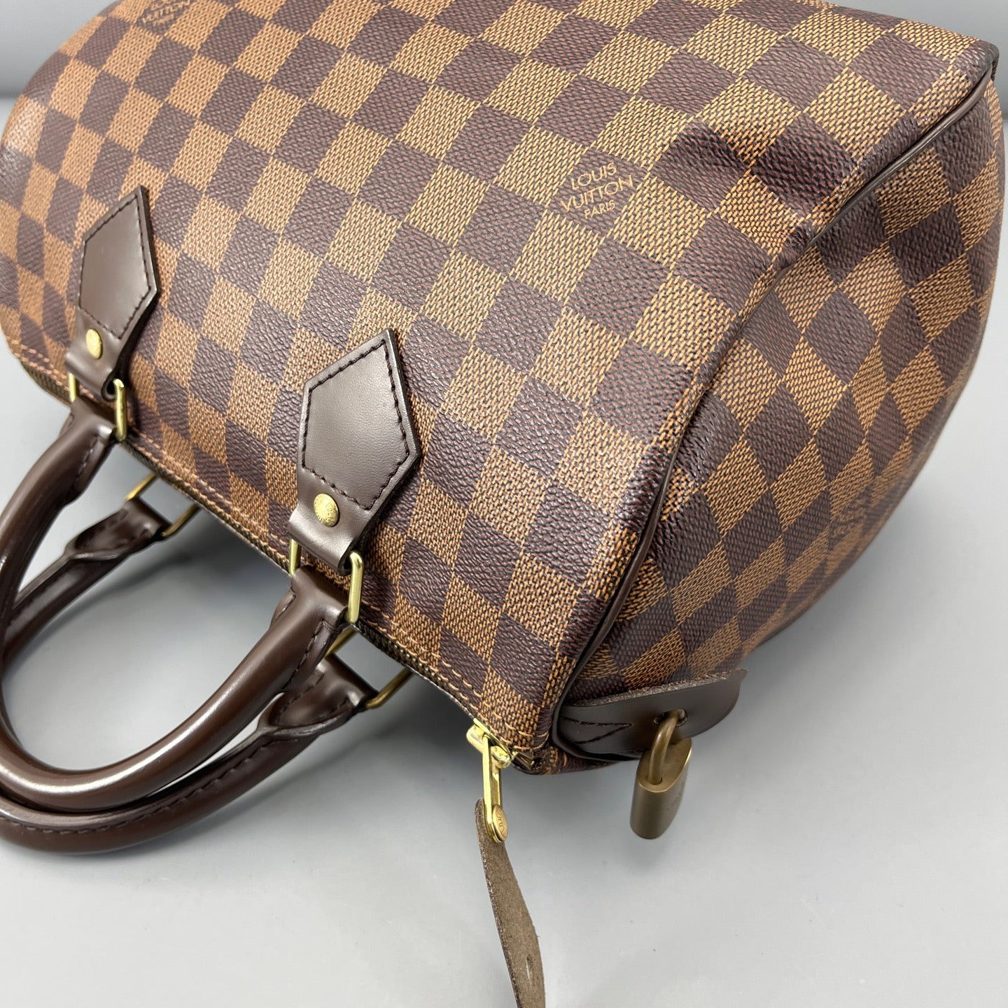 Louis Vuitton - Speedy 25 - Synthetic - Brown - (small)