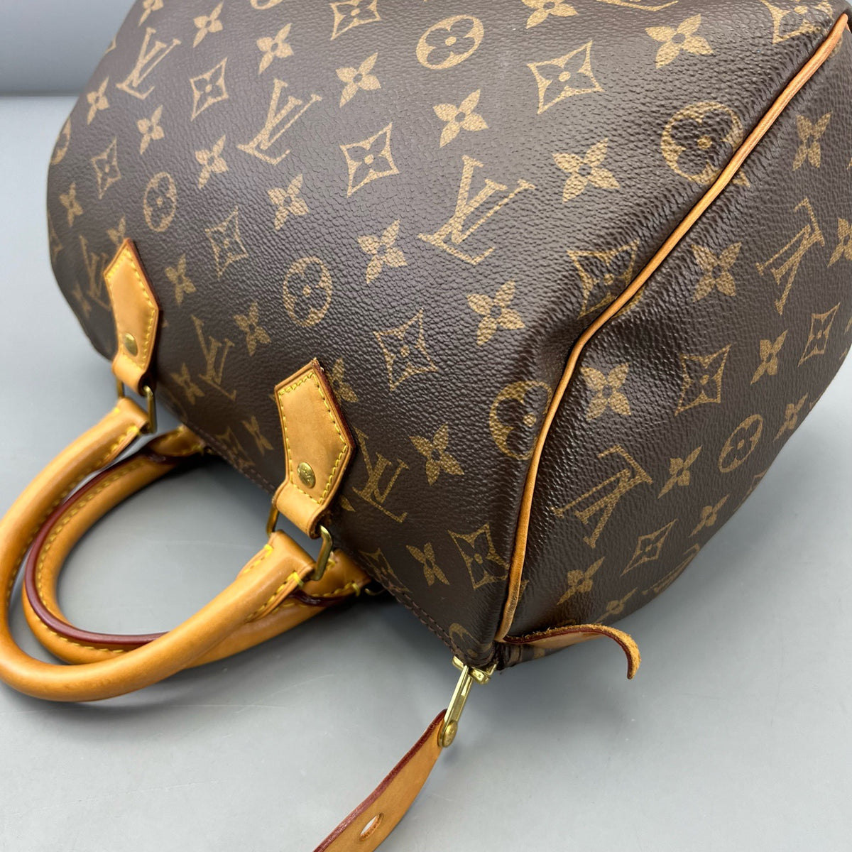 Louis Vuitton - Speedy 25 - Synthetic - Brown - (small)