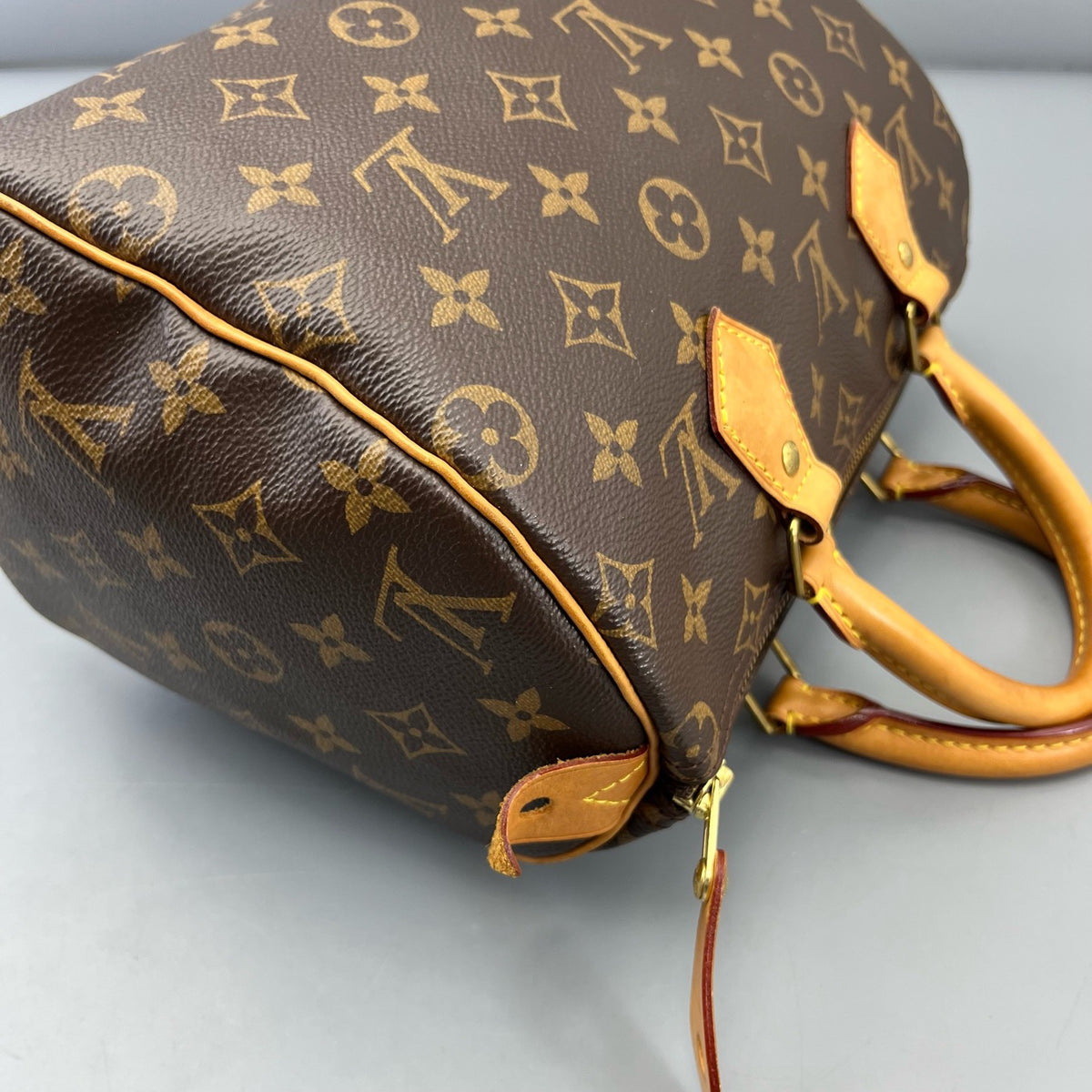 Louis Vuitton - Speedy 25 - Synthetic - Brown - (small)