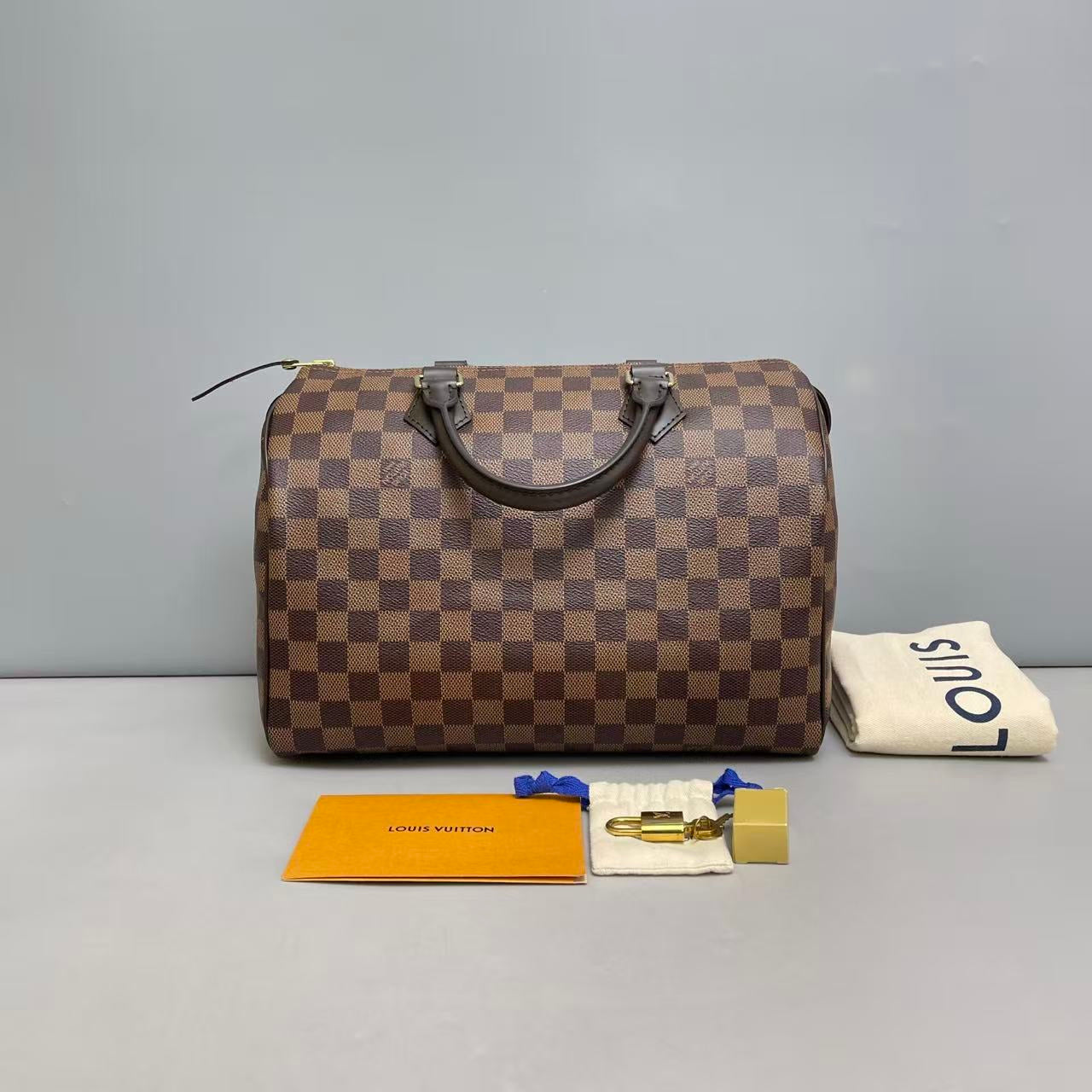 Louis Vuitton - Speedy 30 - Canvas - Brown - (medium)