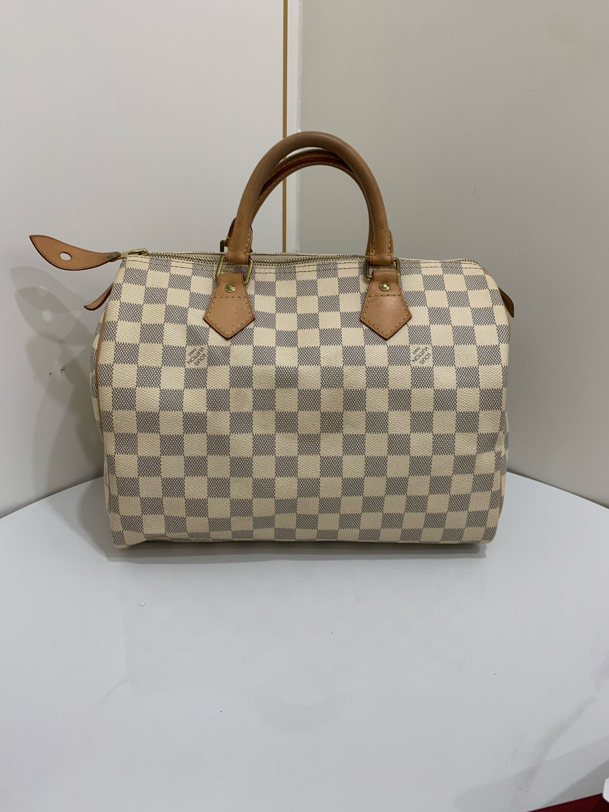 Louis Vuitton - Speedy 30 - Cloth - Beige - (medium)