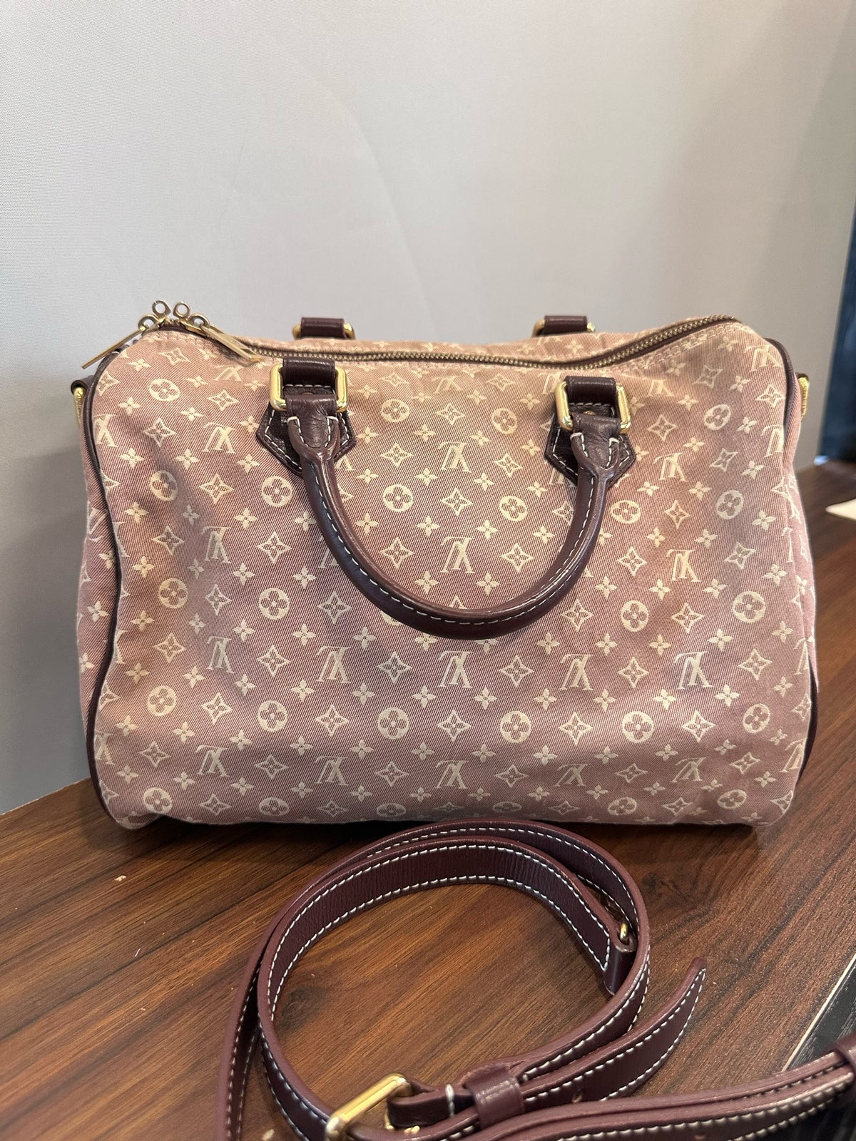 Louis Vuitton - Speedy 30 - Cloth - Beige - (Medium)