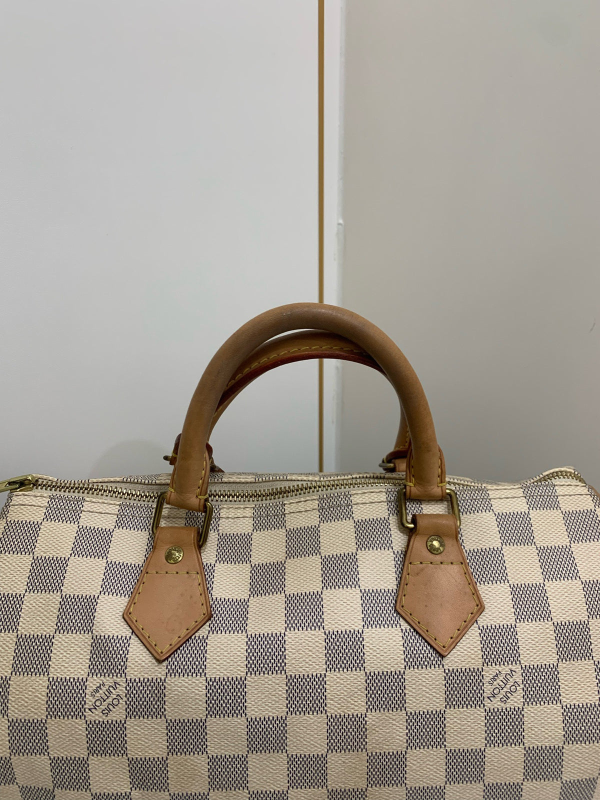 Louis Vuitton - Speedy 30 - Cloth - Beige - (medium)