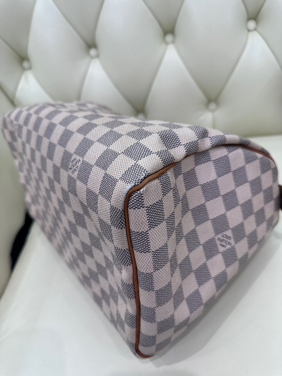 Louis Vuitton - Speedy 30 - Cloth - Beige - (medium)