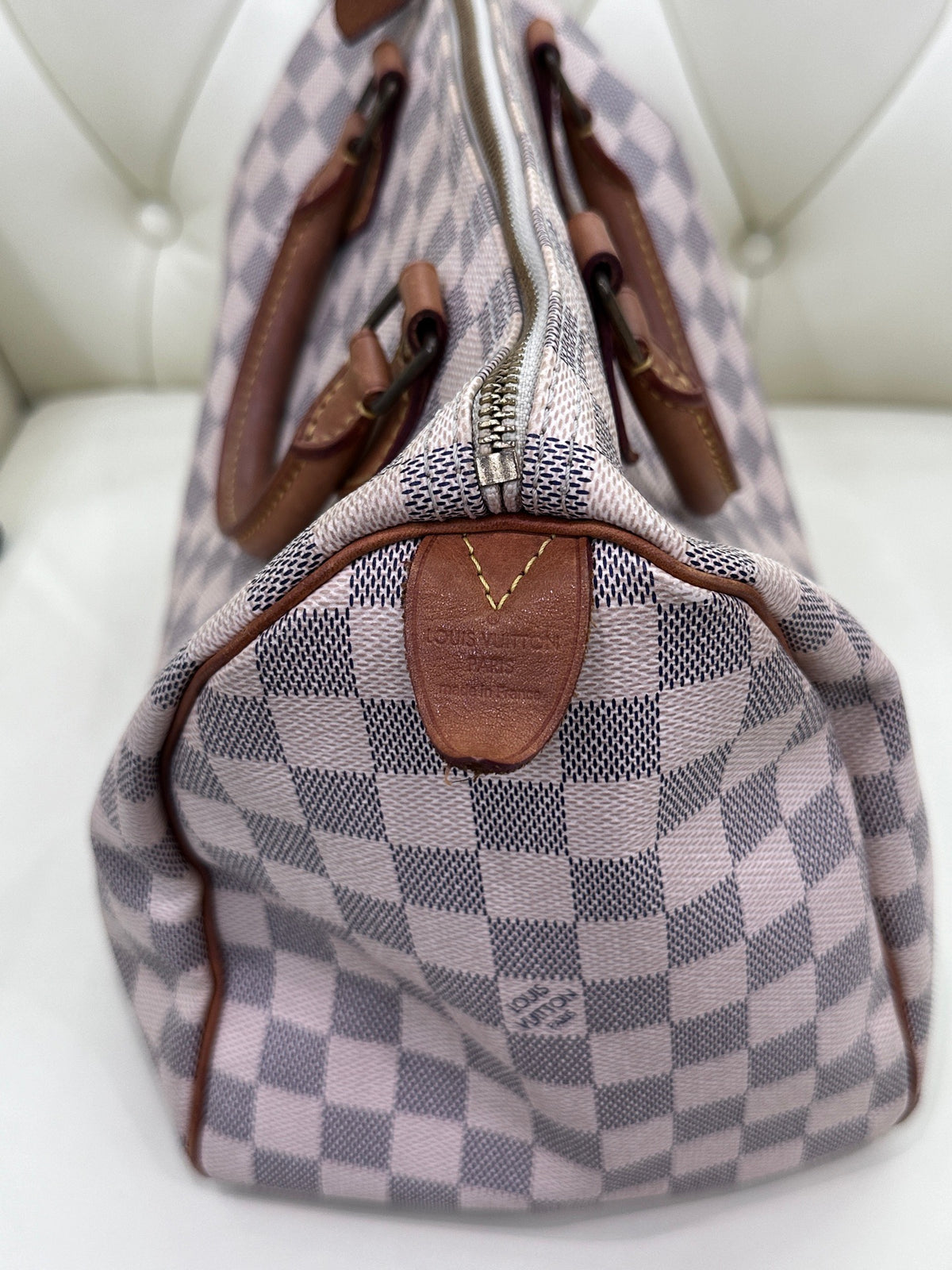 Louis Vuitton - Speedy 30 - Cloth - Beige - (medium)