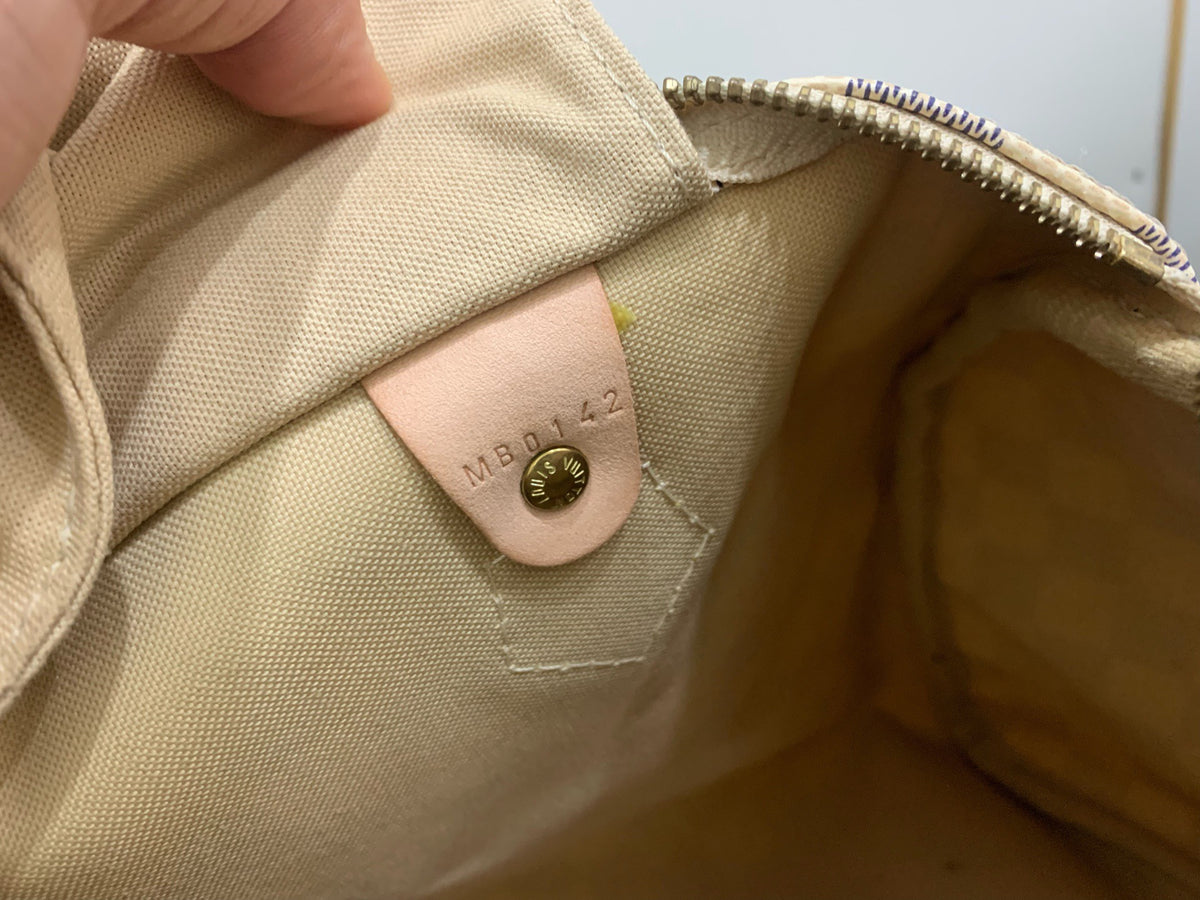 Louis Vuitton - Speedy 30 - Cloth - Beige - (medium)