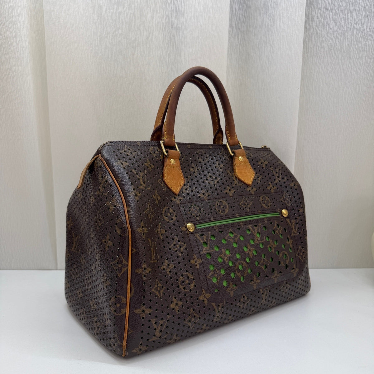 Louis Vuitton - Speedy 30 - Cloth - Black - (Medium)