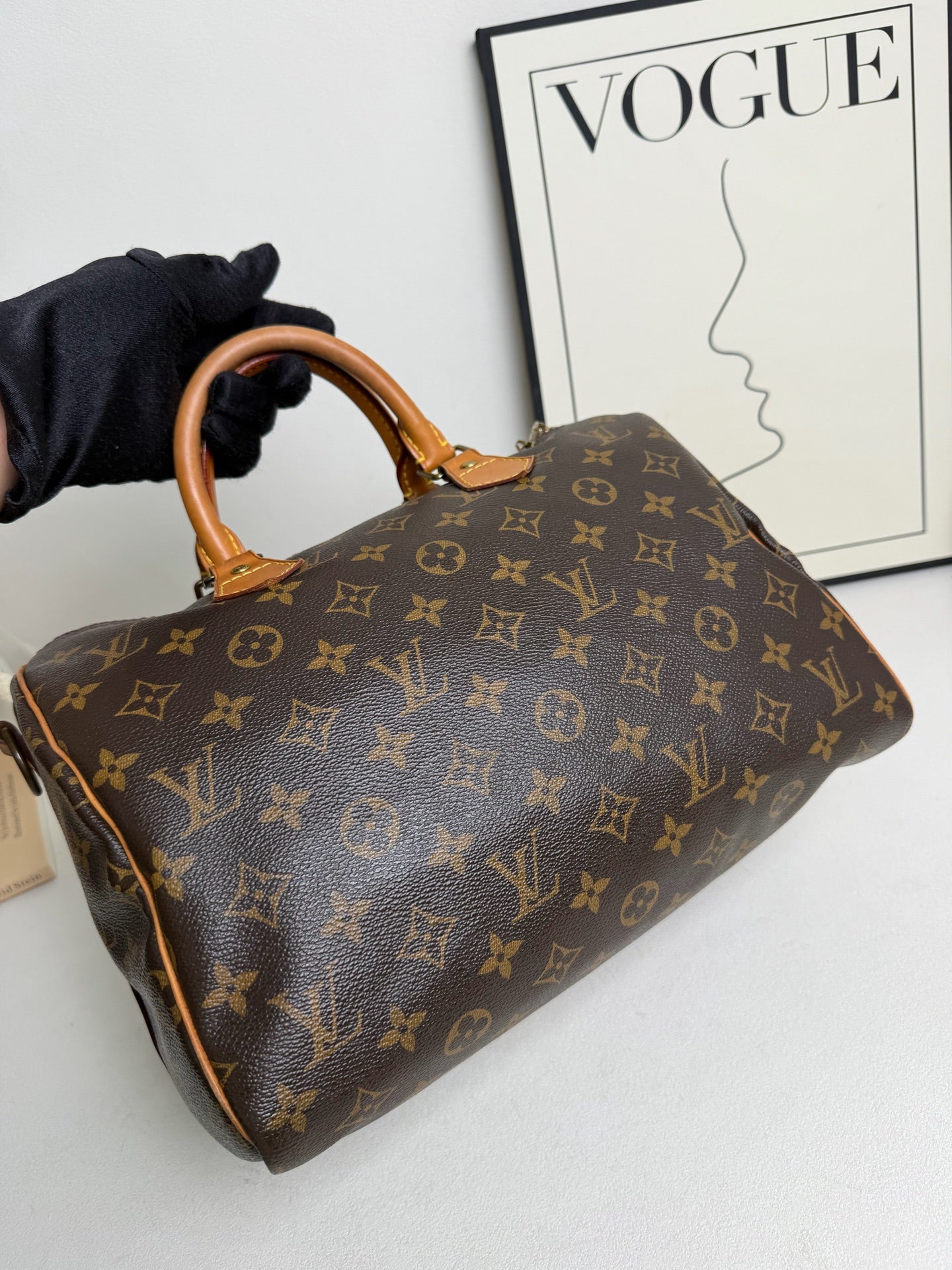 Louis Vuitton - Speedy 30 - Cloth - Brown - (30)