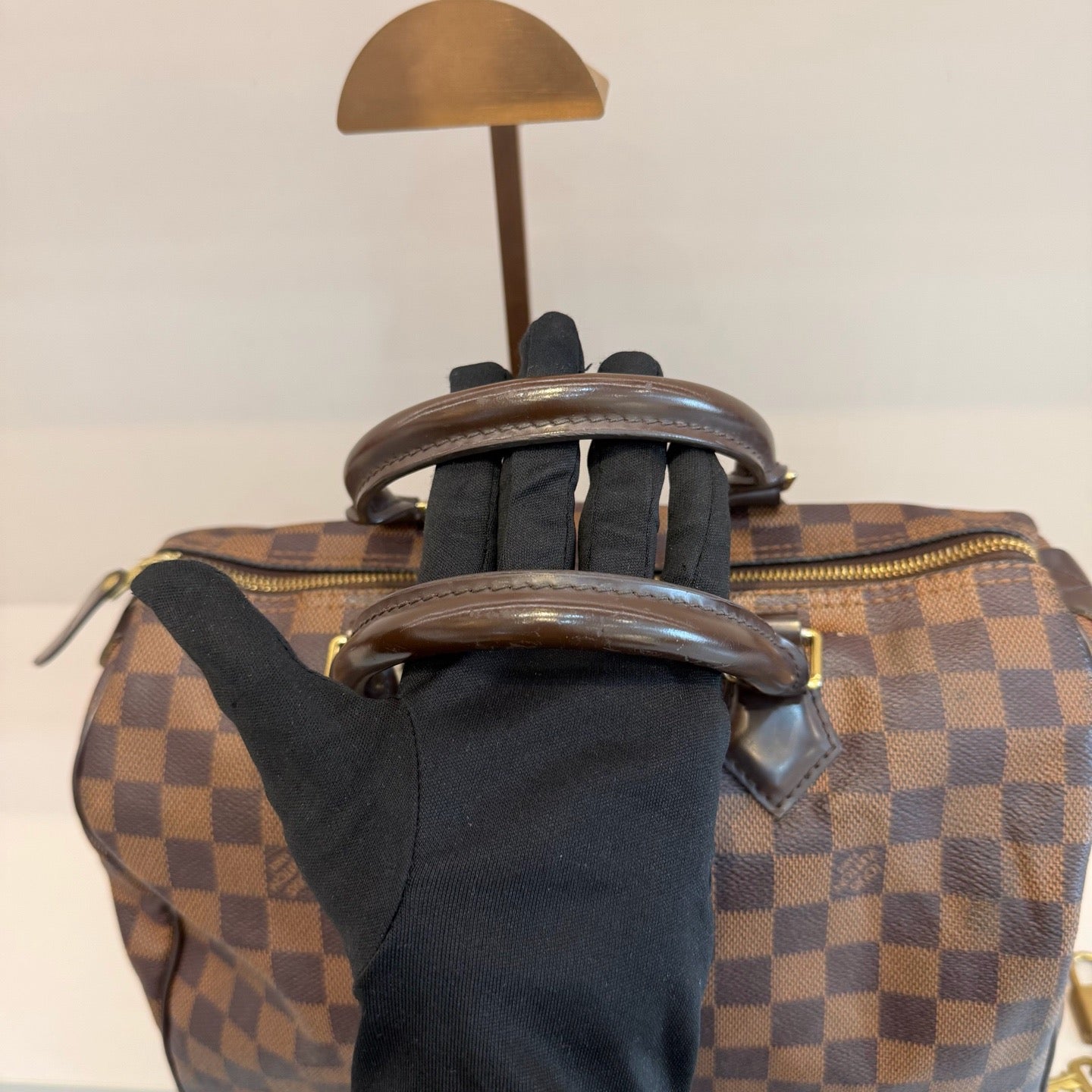 Louis Vuitton - Speedy 30 - Cloth - Brown - (30)