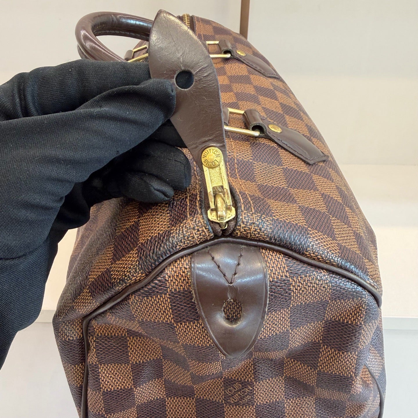 Louis Vuitton - Speedy 30 - Cloth - Brown - (30)