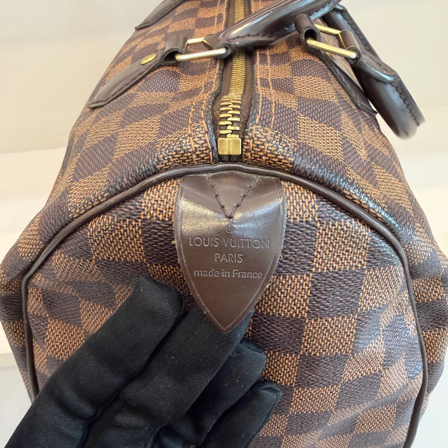 Louis Vuitton - Speedy 30 - Cloth - Brown - (30)