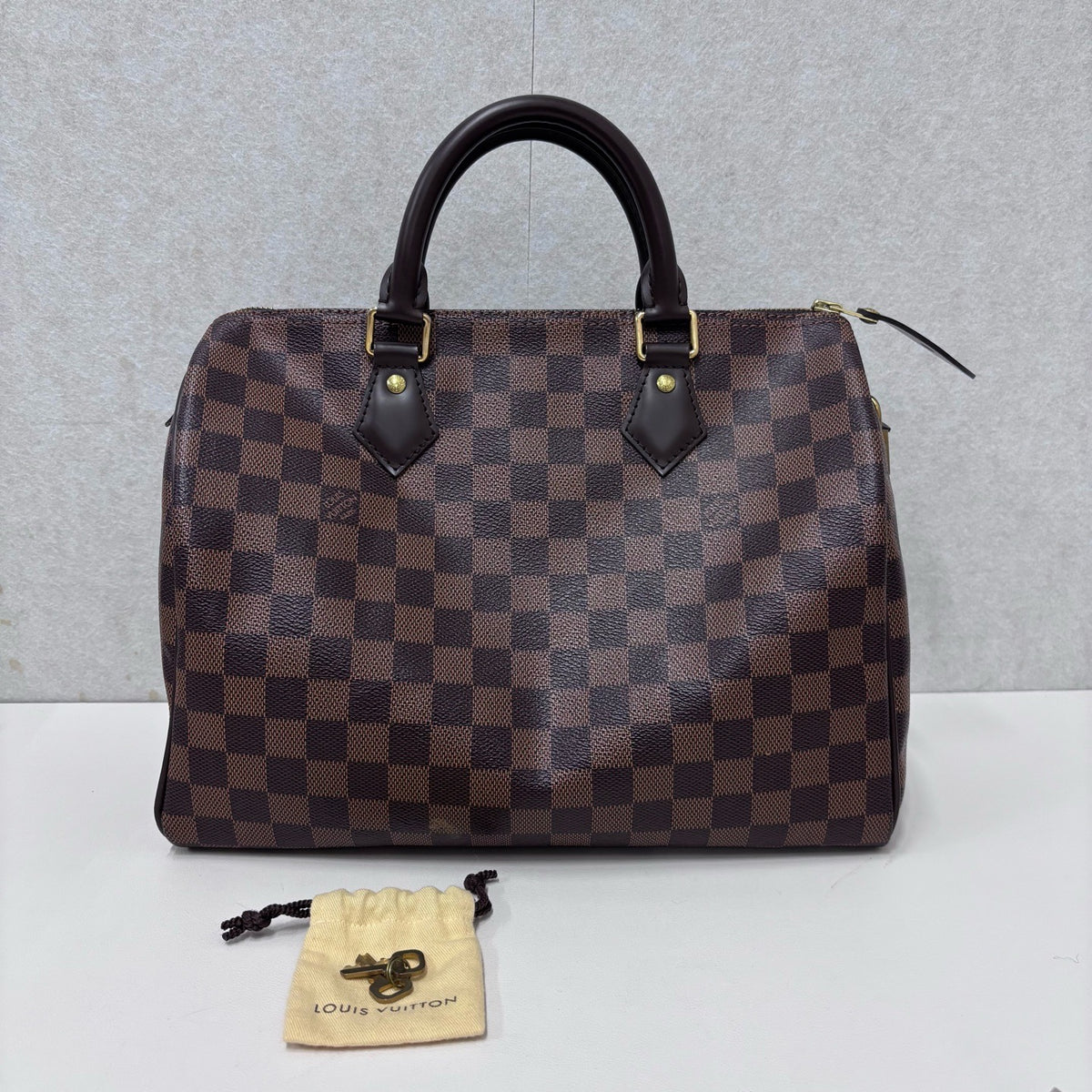 Louis Vuitton - Speedy 30 - Cloth - Brown - (Medium)