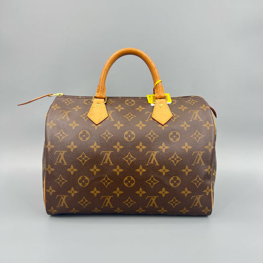 Louis Vuitton - Speedy 30 - Cloth - Brown - (medium)