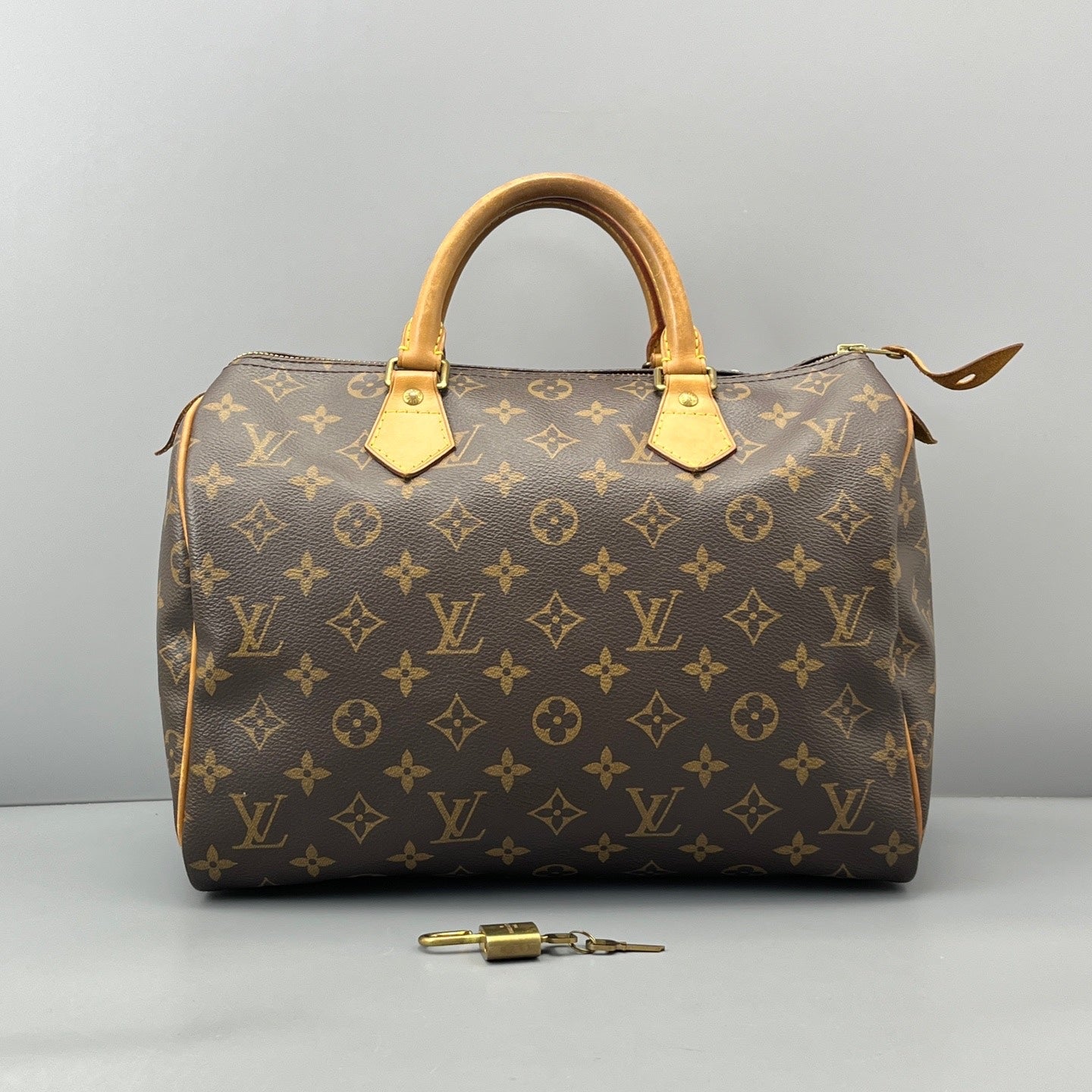 Louis Vuitton - Speedy 30 - Cloth - Brown - (medium)