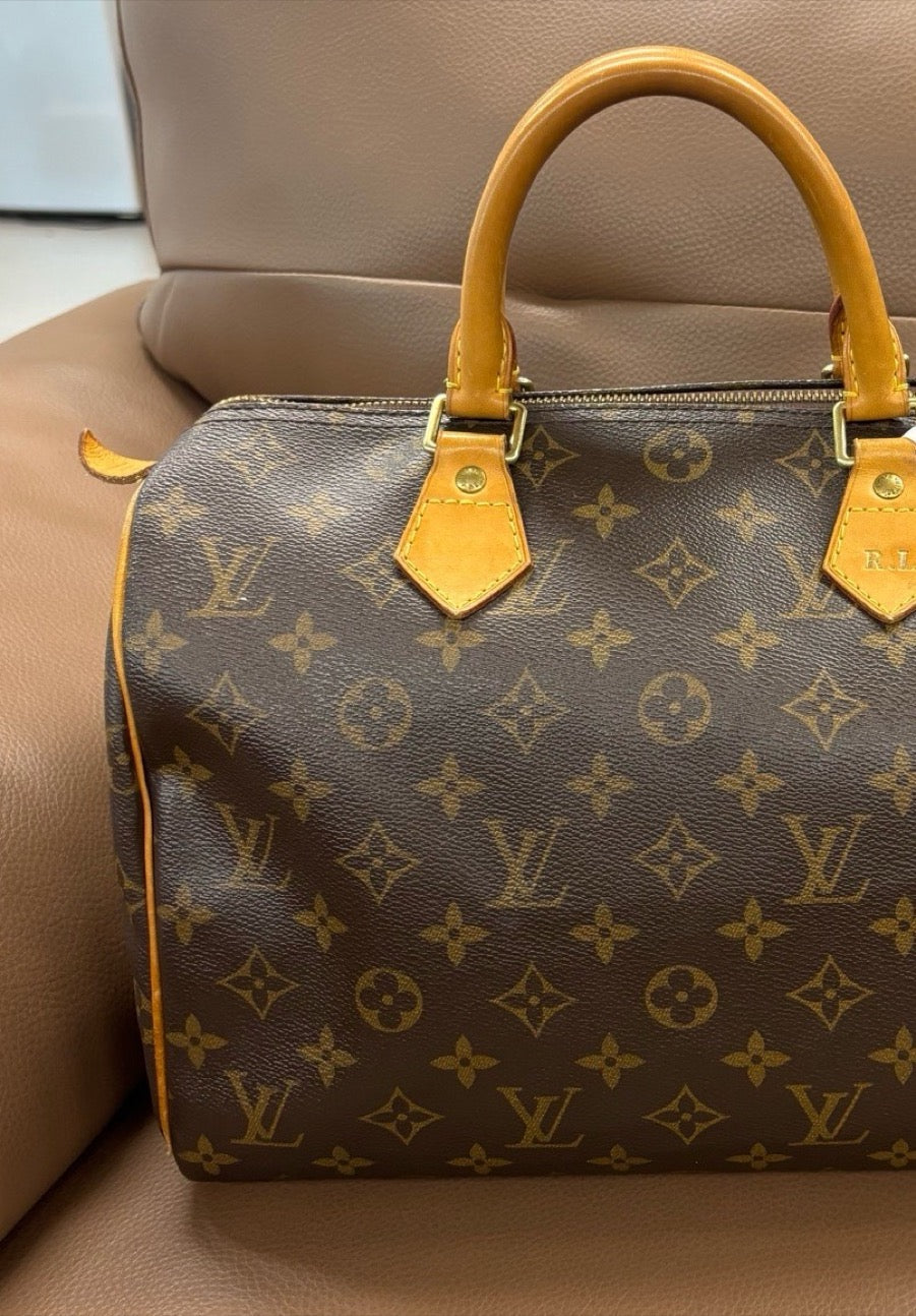 Louis Vuitton - Speedy 30 - Cloth - Brown - (medium)