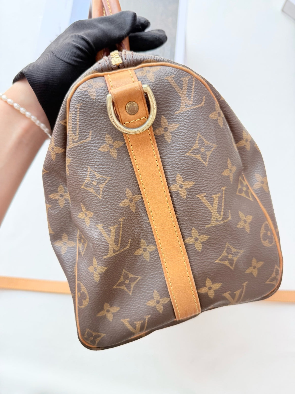 Louis Vuitton - Speedy 30 - Cloth - Brown - (medium)