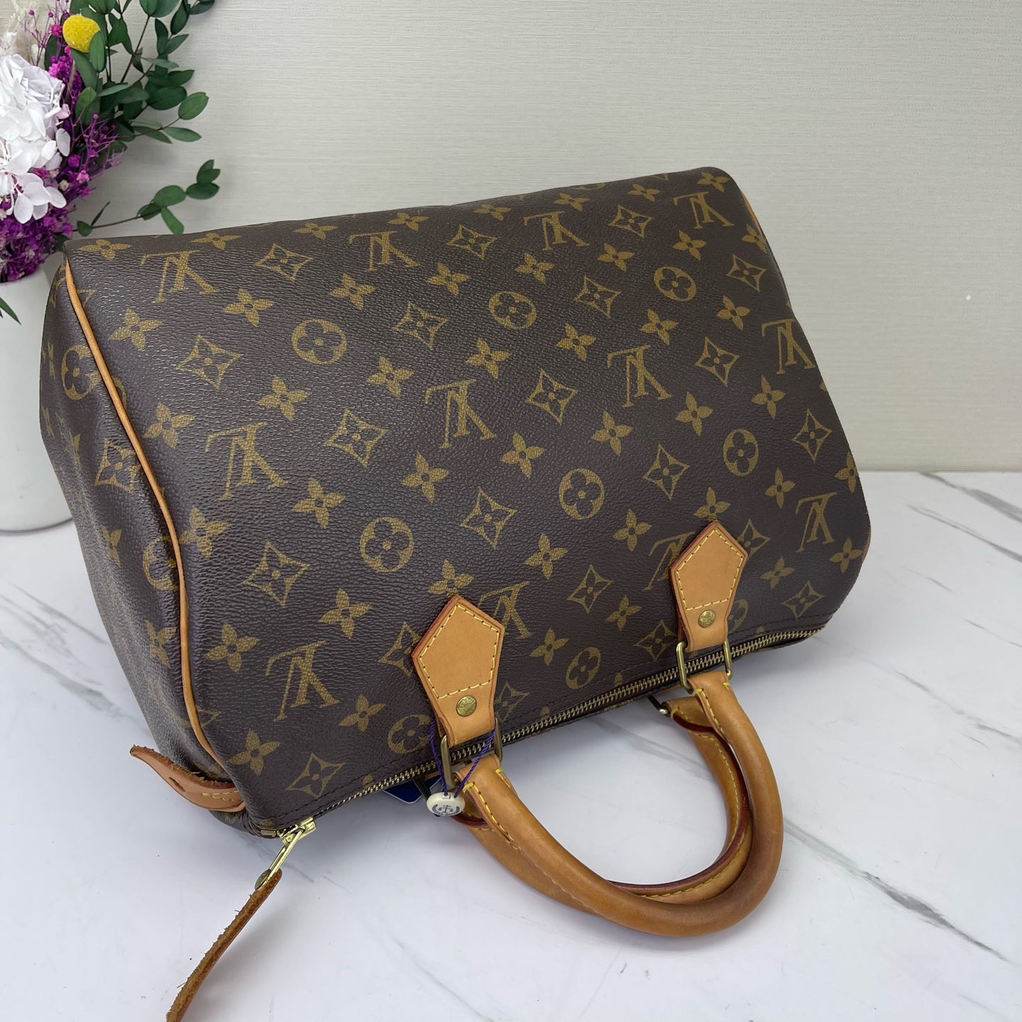 Louis Vuitton - Speedy 30 - Cloth - Brown - (medium)