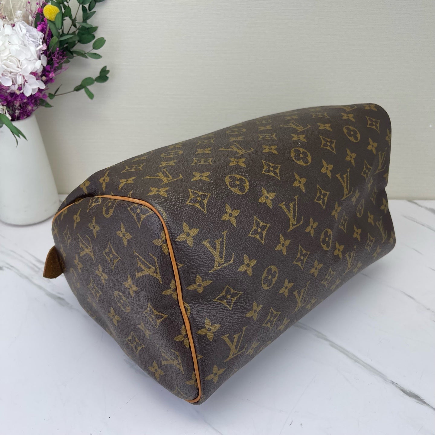 Louis Vuitton - Speedy 30 - Cloth - Brown - (medium)