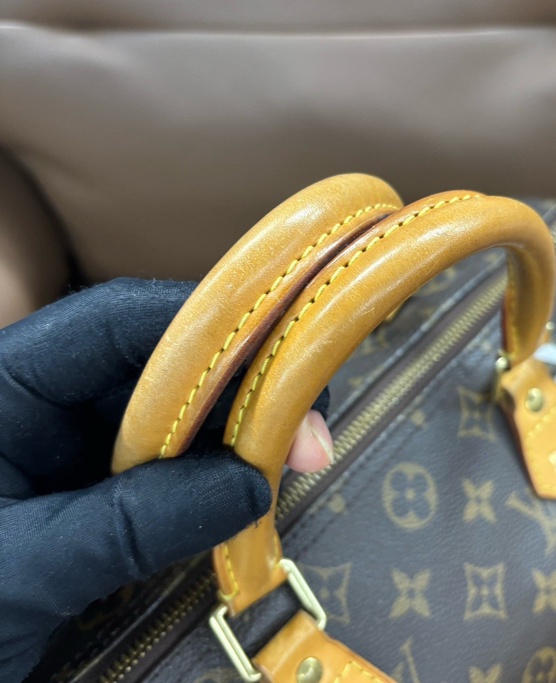 Louis Vuitton - Speedy 30 - Cloth - Brown - (medium)