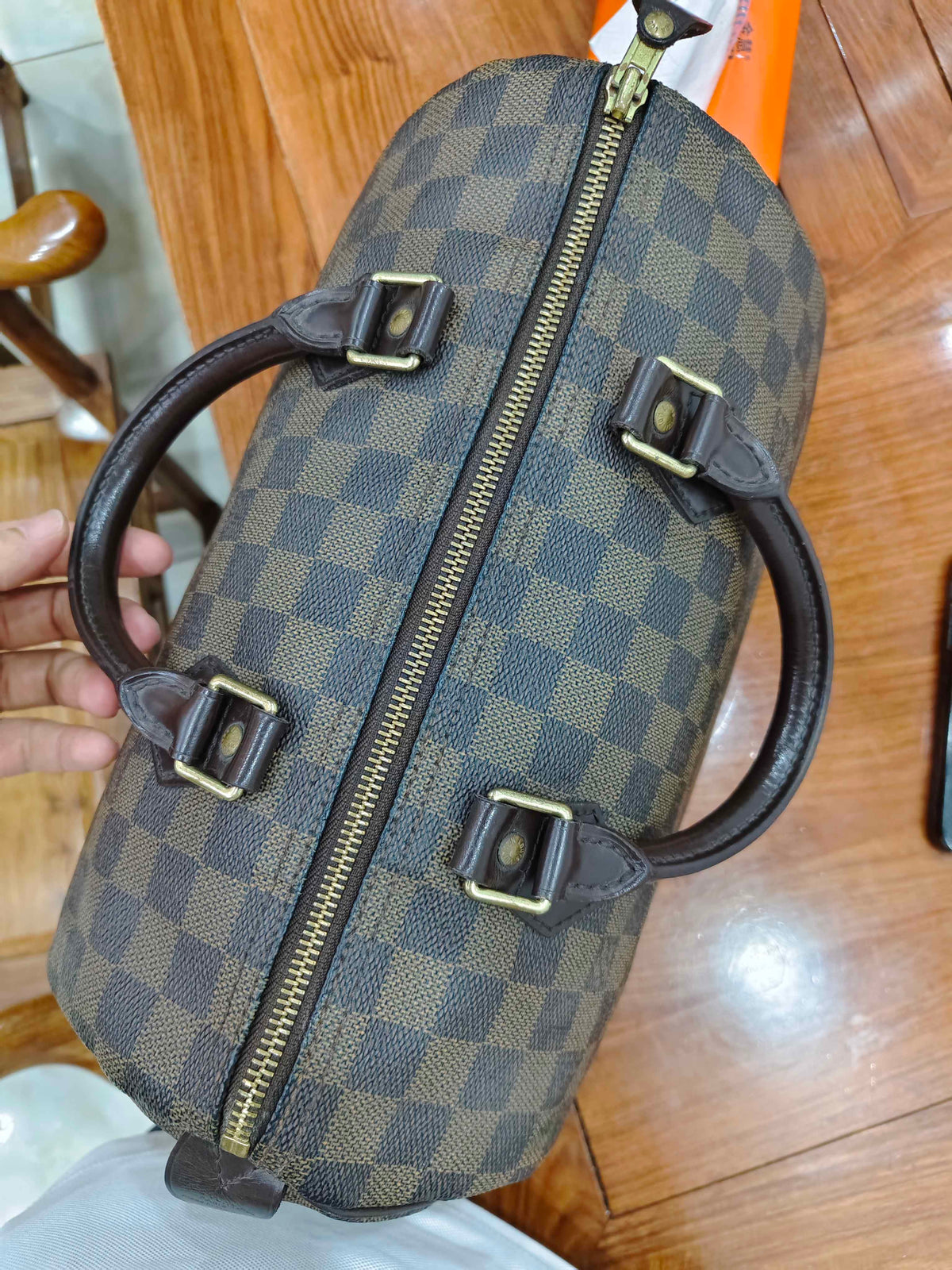 Louis Vuitton - Speedy 30 - Cloth - Brown - (medium)