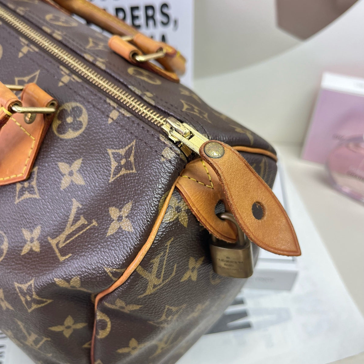 Louis Vuitton - Speedy 30 - Cloth - Grey - (medium)
