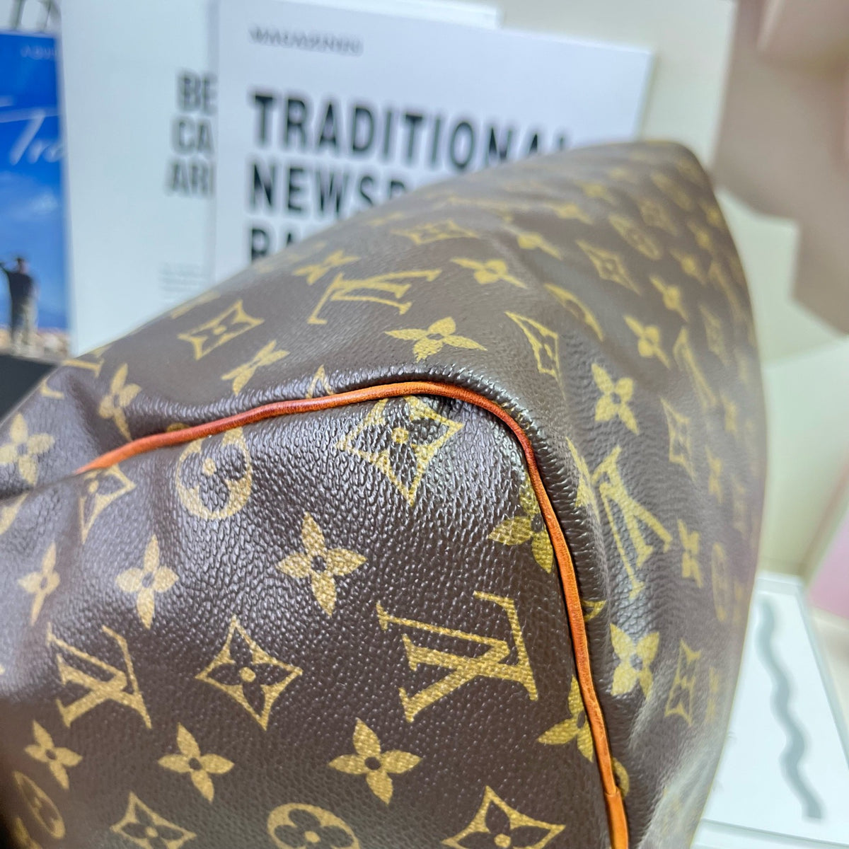Louis Vuitton - Speedy 30 - Cloth - Grey - (medium)