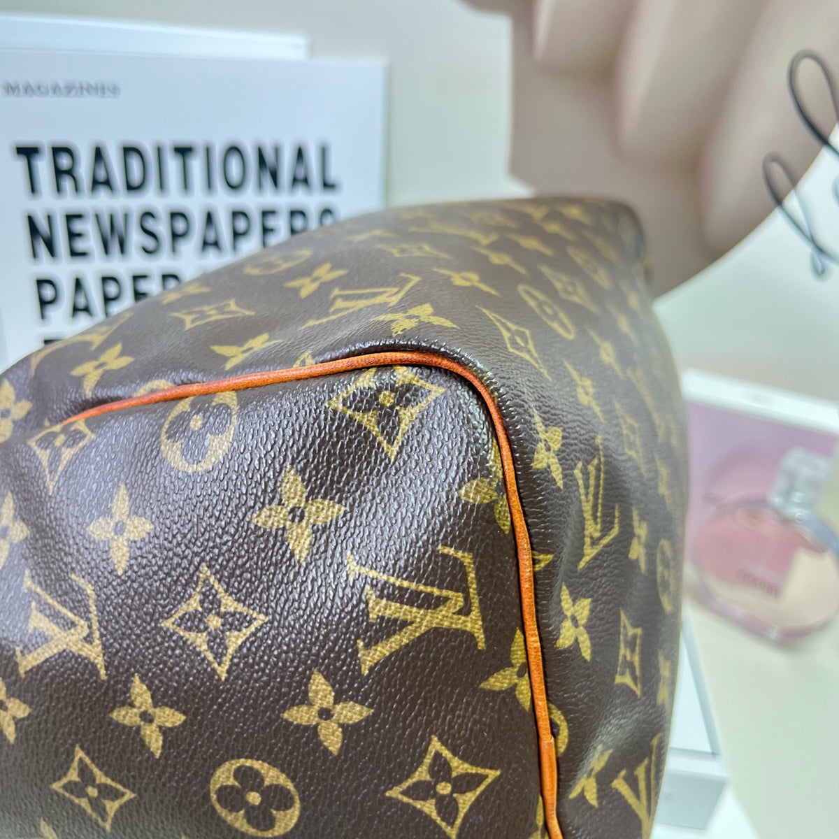 Louis Vuitton - Speedy 30 - Cloth - Grey - (medium)