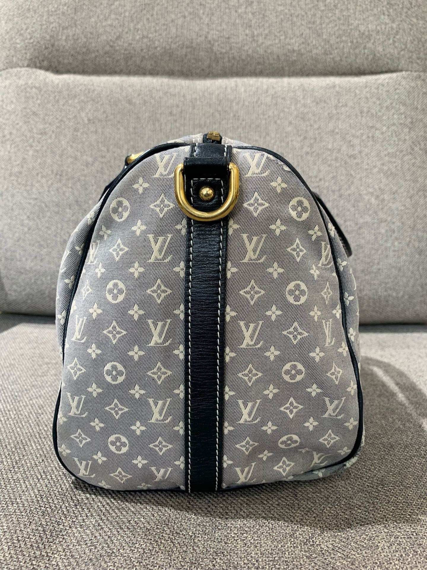 Louis Vuitton - Speedy 30 - Denim - Blue - (30)