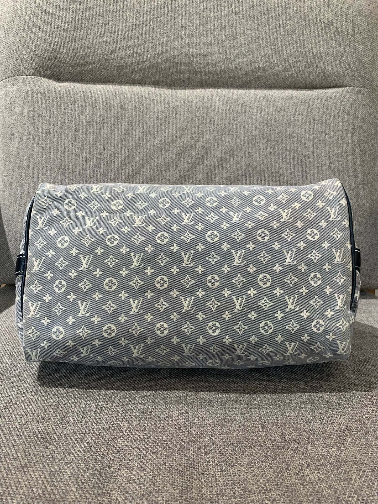 Louis Vuitton - Speedy 30 - Denim - Blue - (30)