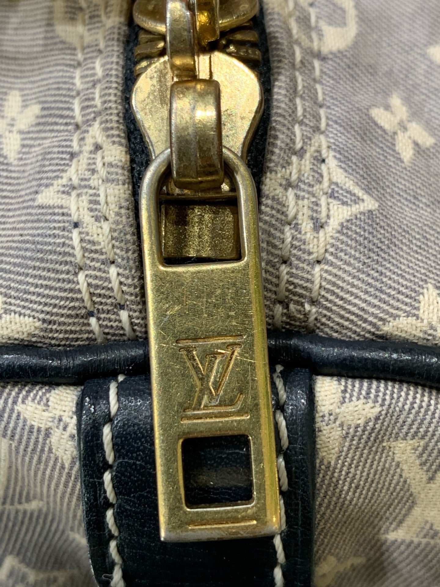 Louis Vuitton - Speedy 30 - Denim - Blue - (30)
