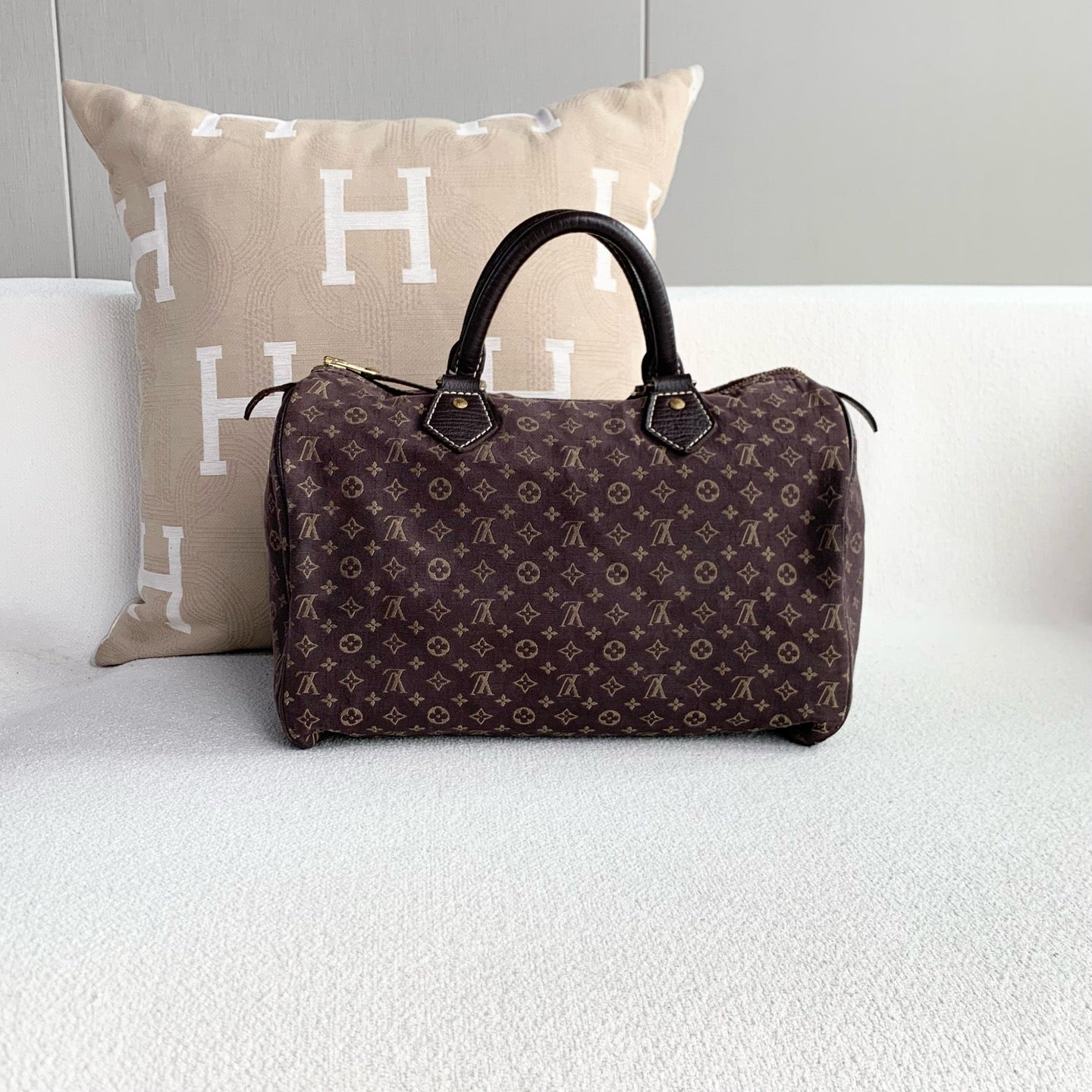 Louis Vuitton - Speedy 30 - Denim - Brown - (Medium)