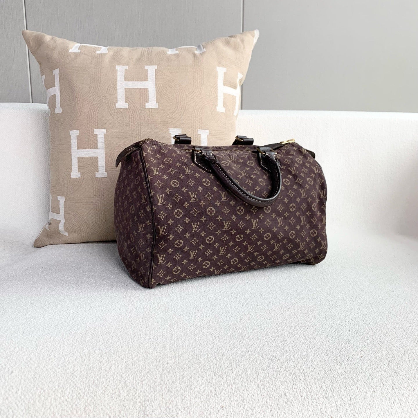 Louis Vuitton - Speedy 30 - Denim - Brown - (Medium)