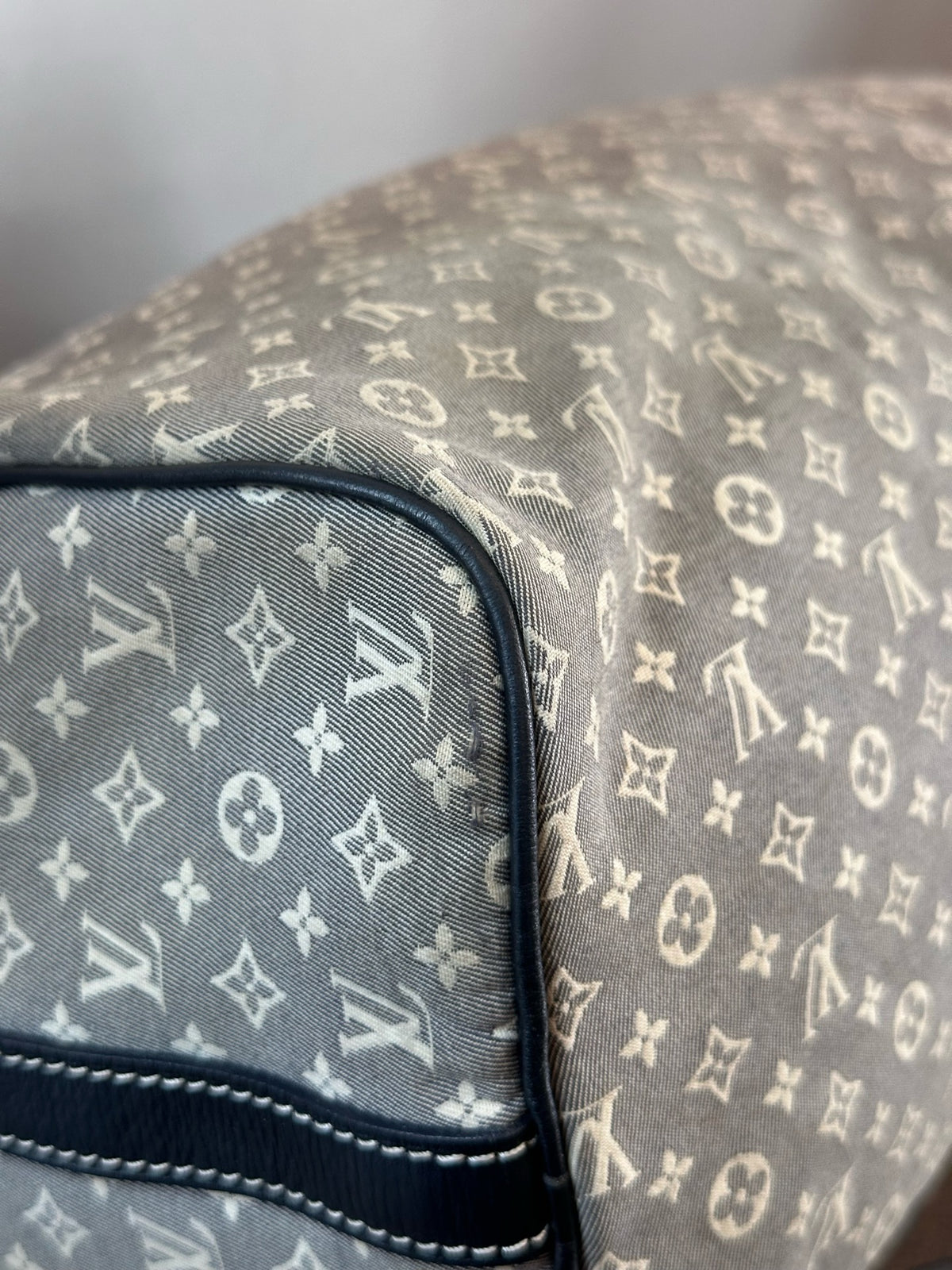Louis Vuitton - Speedy 30 - Denim - Jeans - Grey - (medium)