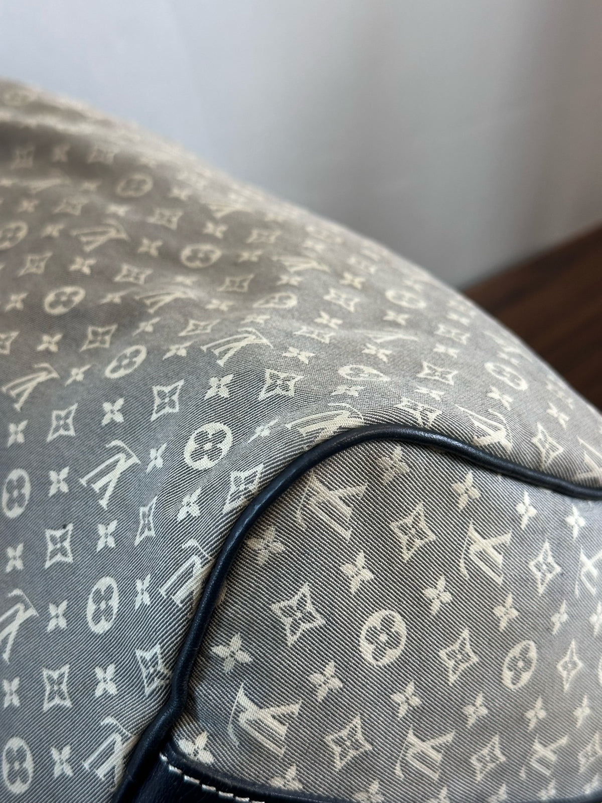 Louis Vuitton - Speedy 30 - Denim - Jeans - Grey - (medium)