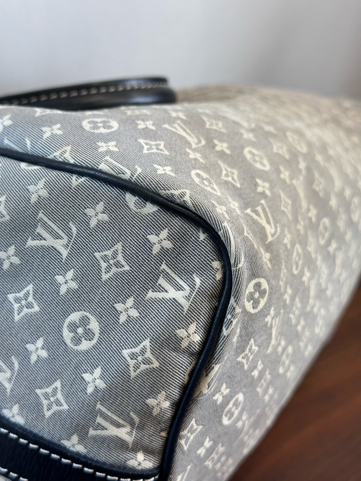 Louis Vuitton - Speedy 30 - Denim - Jeans - Grey - (medium)