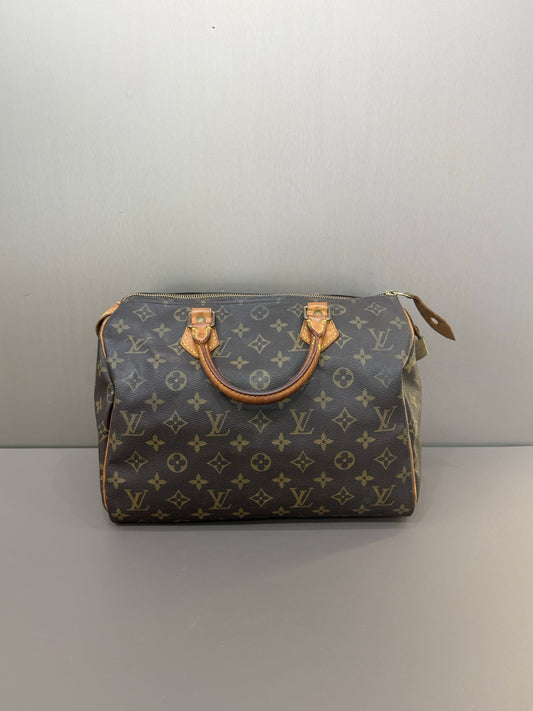 Louis Vuitton - Speedy 30 - Leather - Brown - (30)