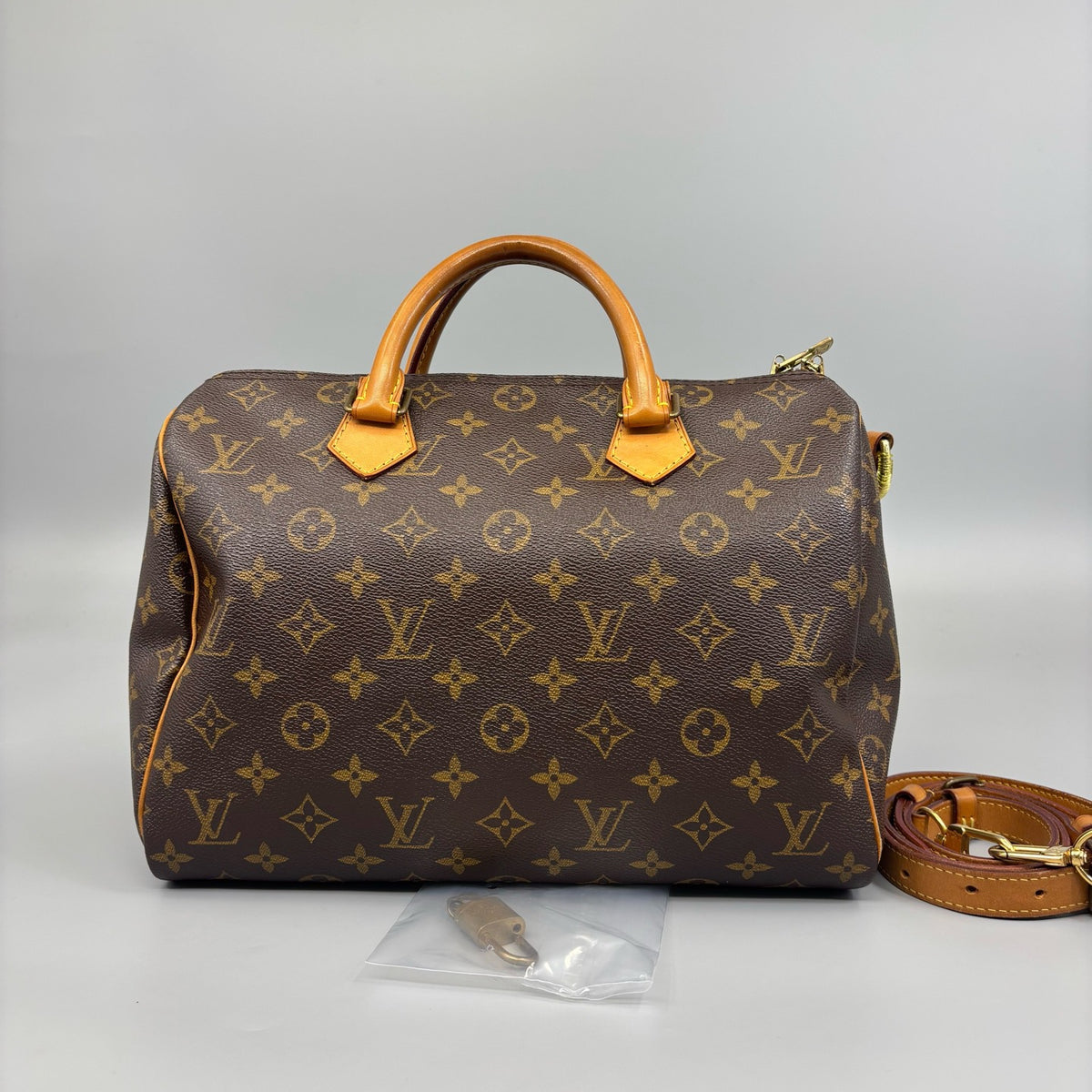 Louis Vuitton - Speedy 30 - Leather - Brown - (30)