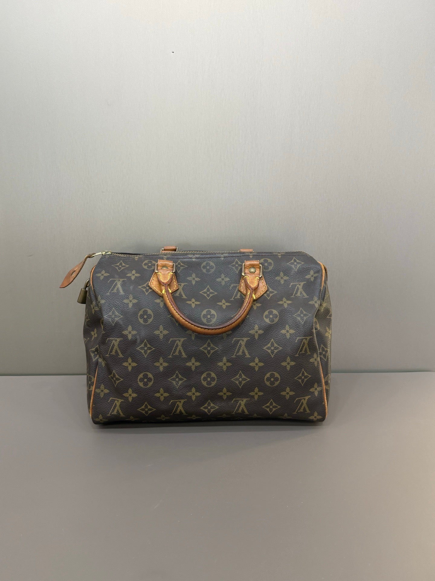 Louis Vuitton - Speedy 30 - Leather - Brown - (30)